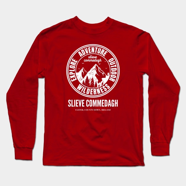 Slieve Commedagh Mountain, Ireland Mountains Long Sleeve T-Shirt by Eire